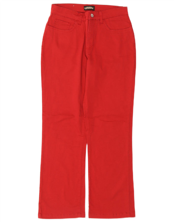 Pantaloni casual da donna Carrera IT 42 Medium W28 L28 Cotone bordeaux