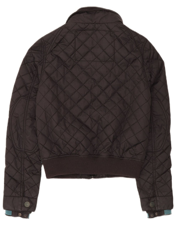 Giacca multiuso trapuntata da donna Superdry UK 10 Small nylon nero