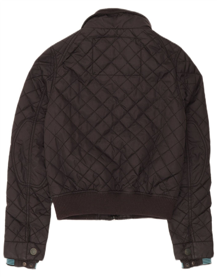 Giacca multiuso trapuntata da donna Superdry UK 10 Small nylon nero