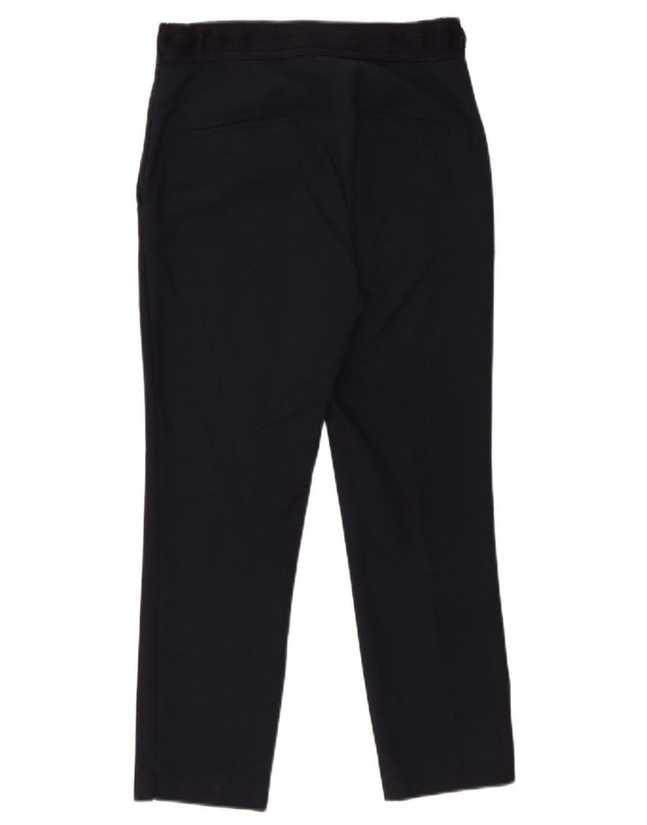 Pantaloni cropped Zara da donna piccoli W26 L25 blu navy