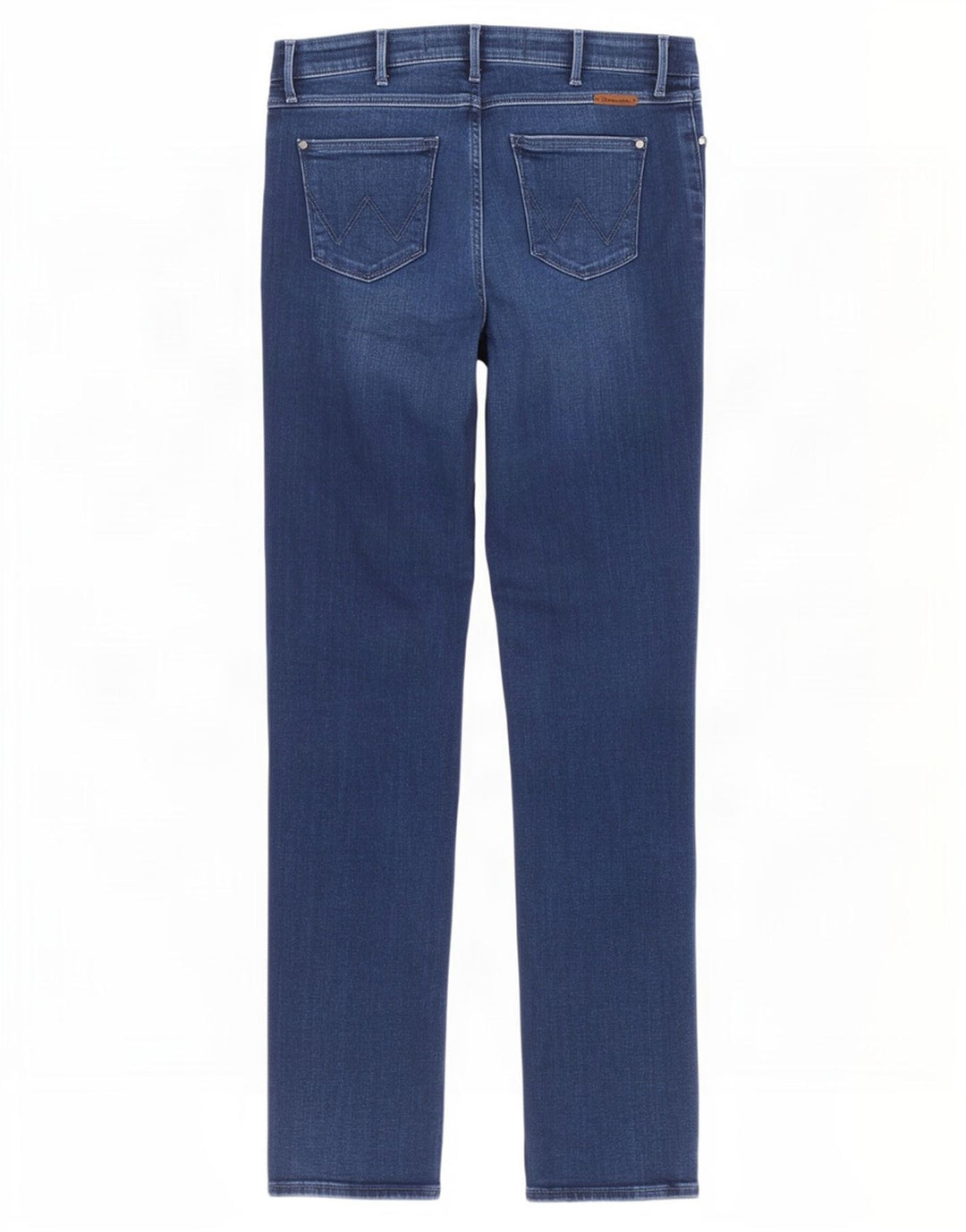 Jeans dritti slim Drew da donna Wrangler W27 L30 cotone blu