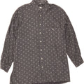 VINTAGE Mens Shirt Size 40 Medium Grey Check Vintage Vintage and Second-Hand Vintage from Messina Hembry 