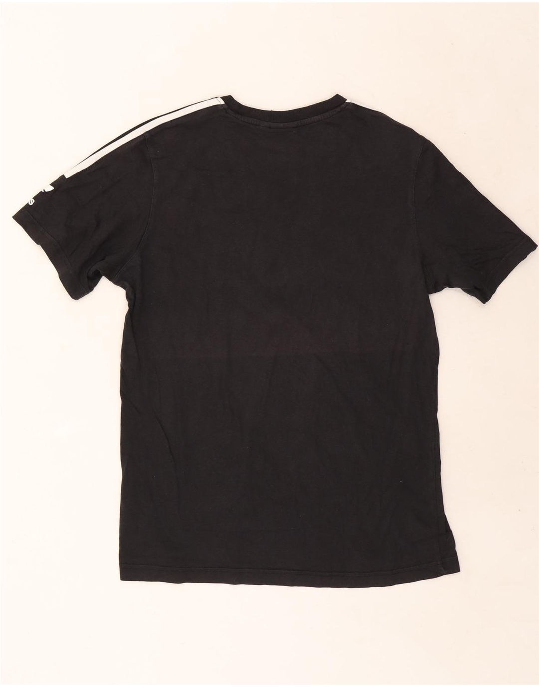 T-shirt grafica da uomo Adidas Top in cotone nero medio