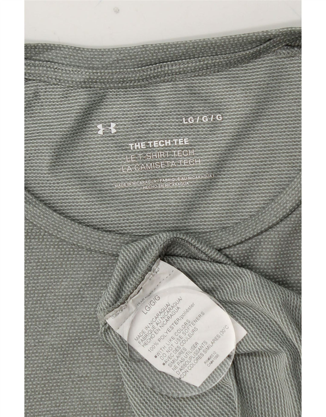 T-shirt da uomo UNDER ARMOUR Top grande verde poliestere