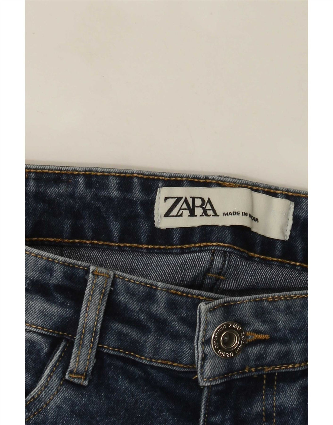 Jeans slim da donna Zara W30 L29 Blu