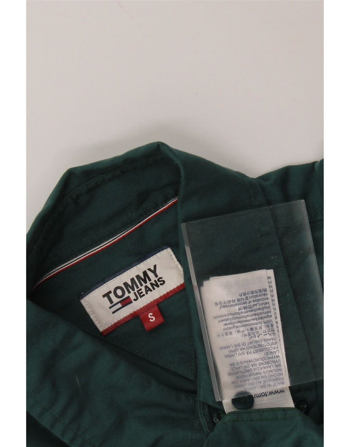TOMMY HILFIGER Camicia Uomo Piccola Verde Cotone