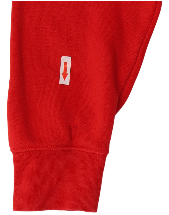 Felpa con cappuccio da uomo Nike Small rossa in cotone