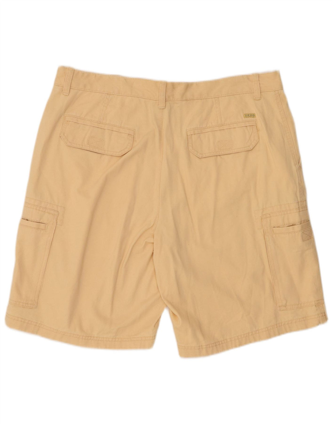 Pantaloncini cargo da uomo IZOD W38 XL in cotone beige