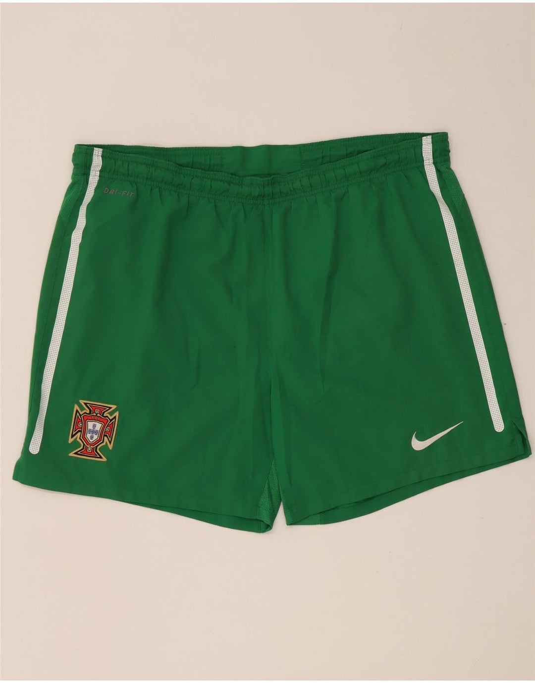 Pantaloncini sportivi da uomo Nike Portogallo, grandi, in poliestere verde