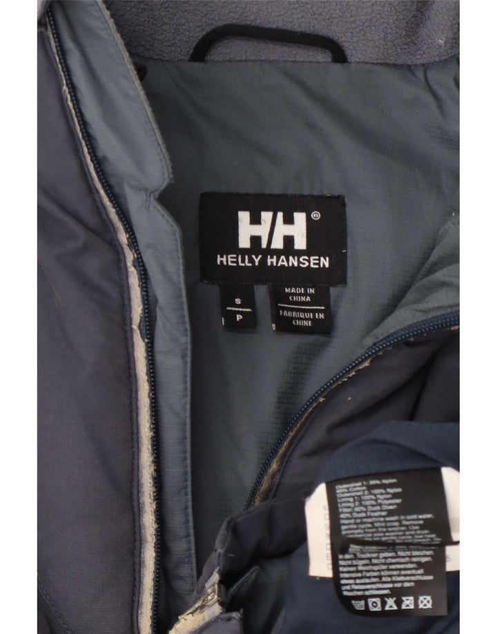Giacca imbottita da uomo Helly Hansen UK 36 Small Nylon color block blu navy