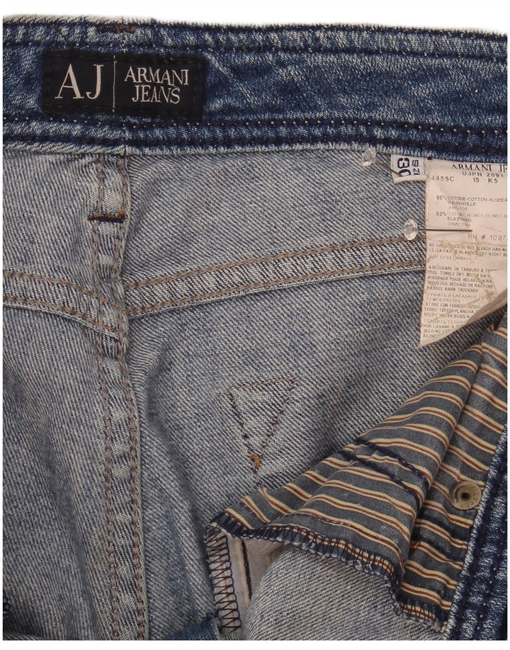 Jeans slim da donna Armani W30 L33 cotone blu