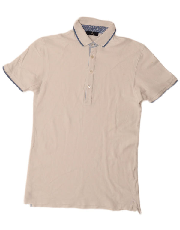 Polo Uomo Fay IT 46 Small Cotone Bianco