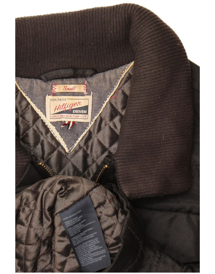 Giacca utility da donna Tommy Hilfiger UK 10 piccola nylon nero