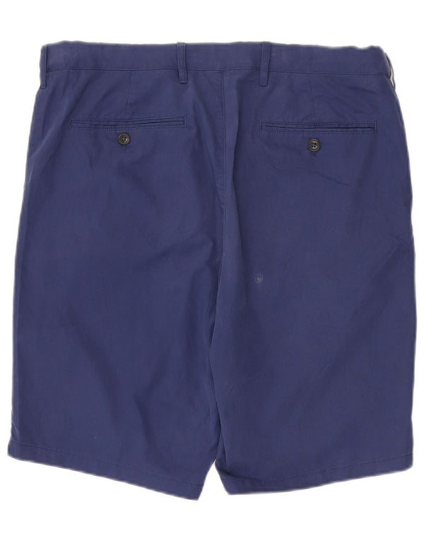 Pantaloncini chino da uomo Marks & Spencer W34 grandi in cotone blu