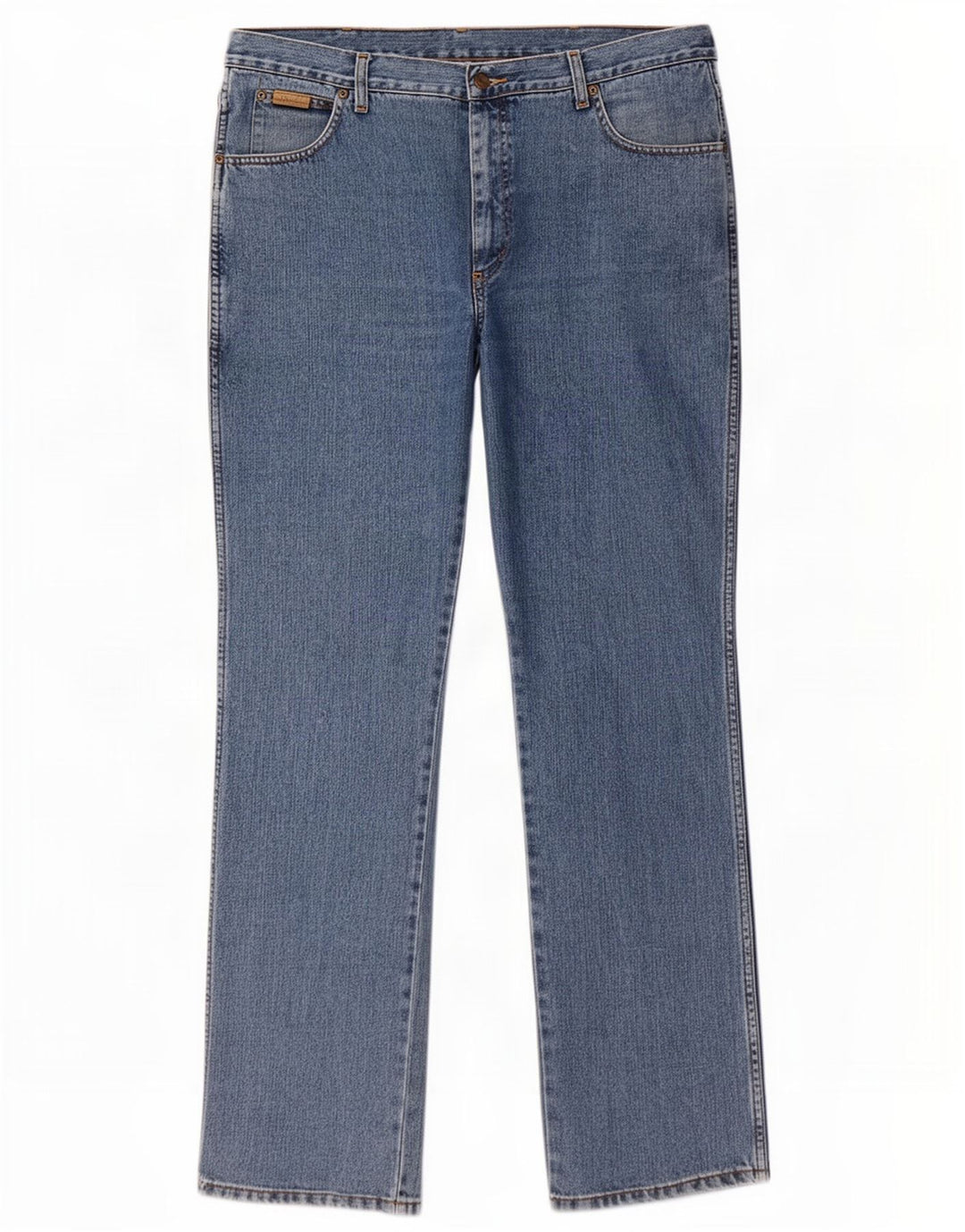Jeans dritti da uomo Wrangler Texas W38 L34 cotone blu