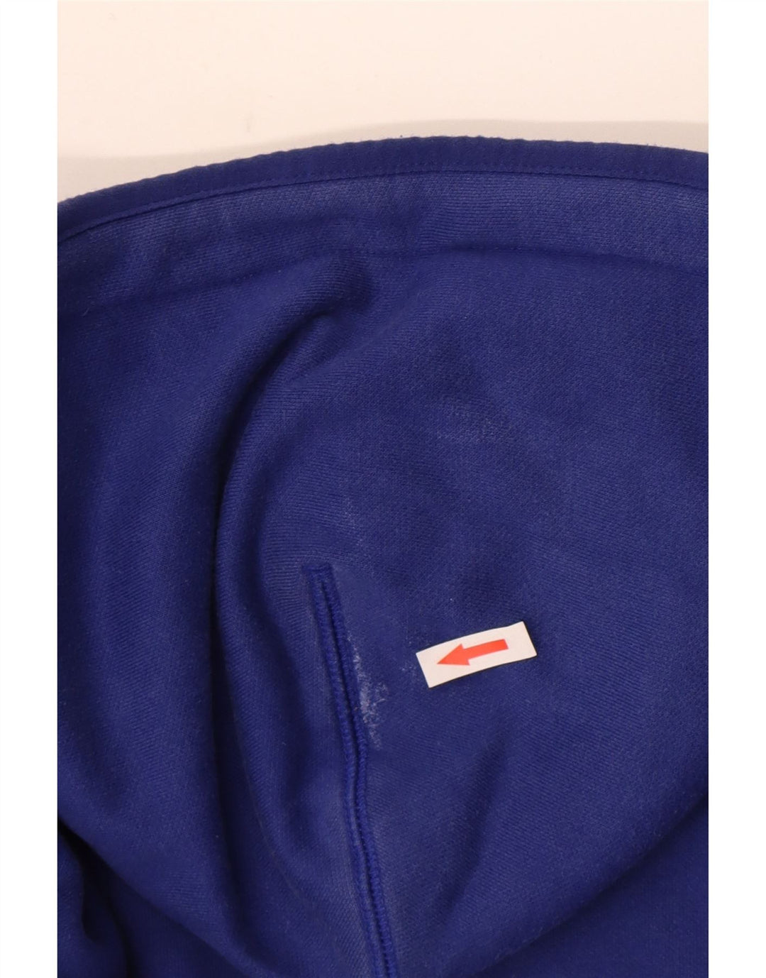 Felpa con cappuccio grafica Nike da uomo in cotone color block blu medio