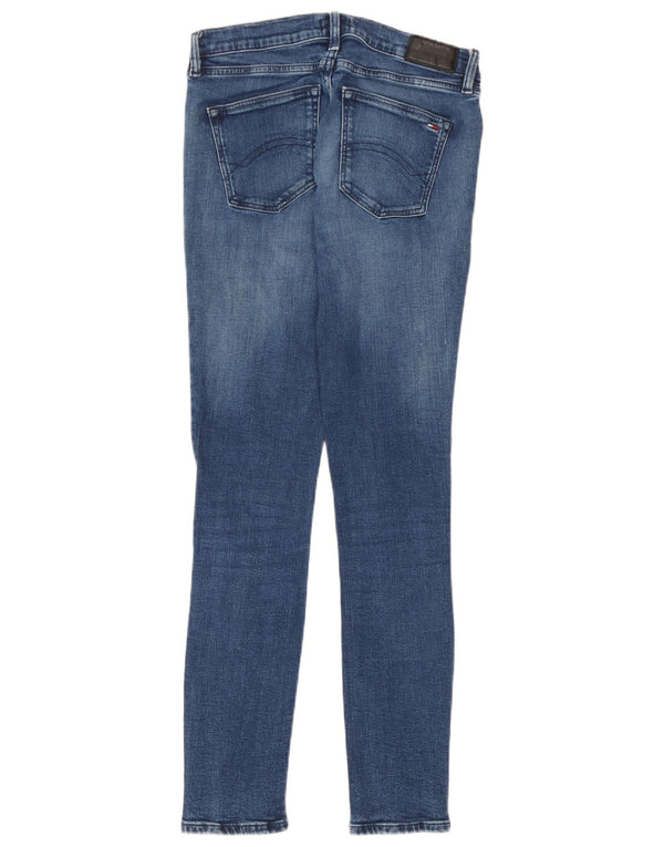 Jeans skinny Nora a vita media da donna Tommy Hilfiger W28 L30 cotone blu