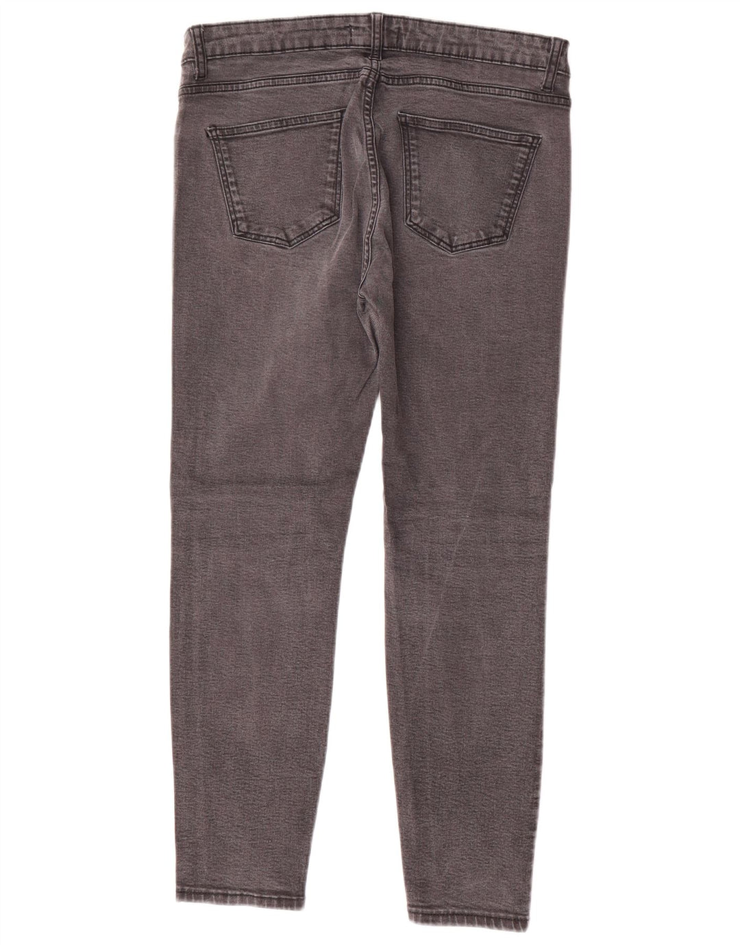 Jeans slim da donna Zara EU 42 Large W32 L26 Grigio