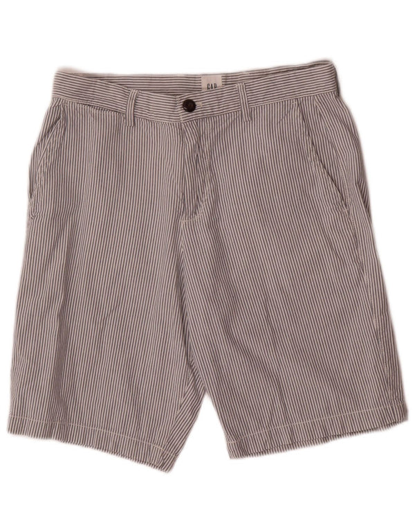 Pantaloncini chino da uomo Gap W29 piccoli in cotone a righe bianche