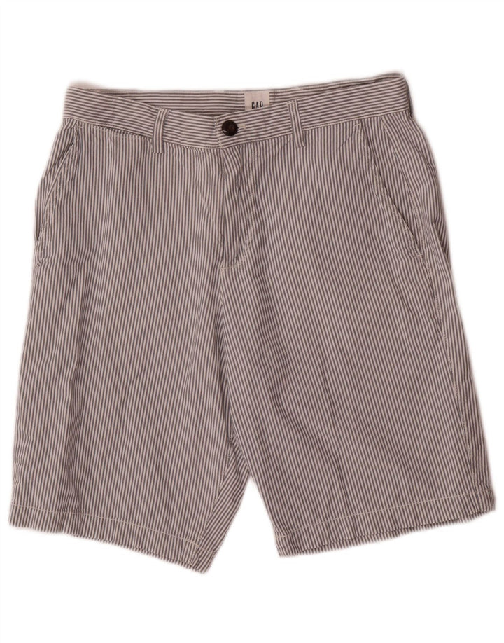 Pantaloncini chino da uomo Gap W29 piccoli in cotone a righe bianche