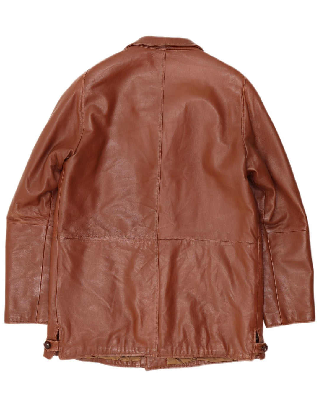 Giacca in pelle da uomo Scout UK 40 grande marrone