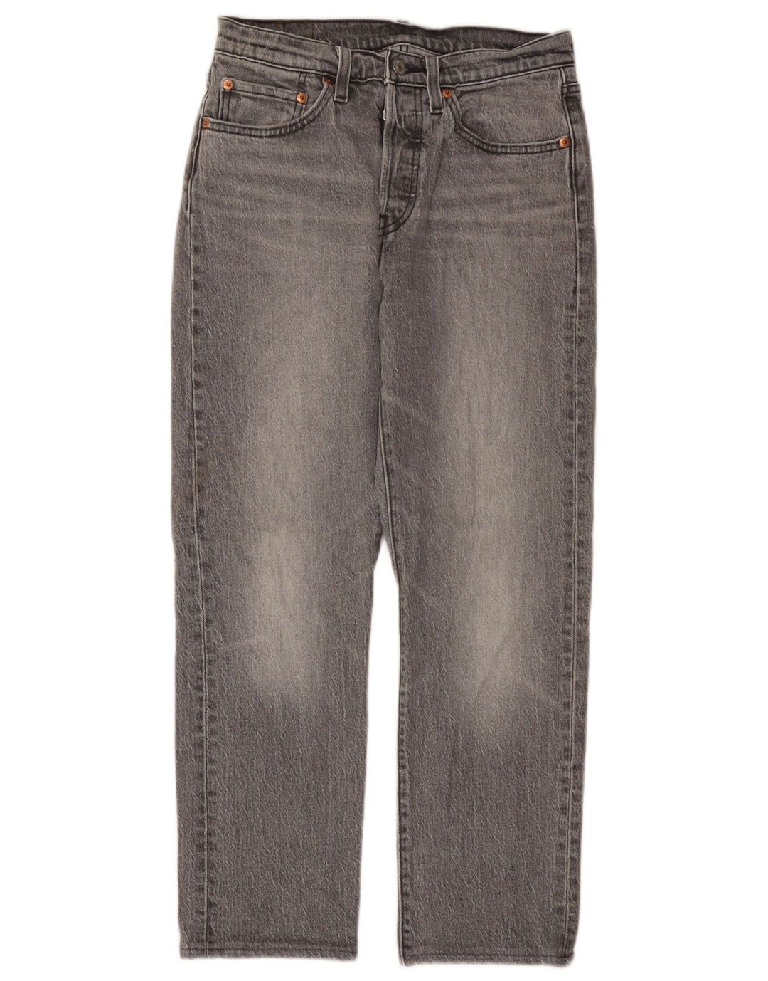 Jeans dritti Levi's 501 da donna W27 L28 cotone grigio