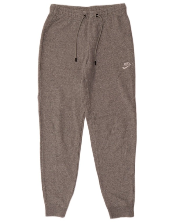 Pantaloni da tuta da donna Nike Joggers UK 8 Small Grey Flecked Cotton