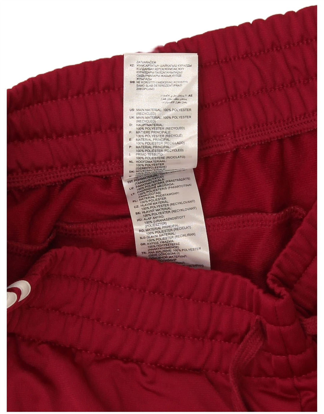 Pantaloni da tuta da donna Adidas UK 8/10 Small Bordeaux Poliestere