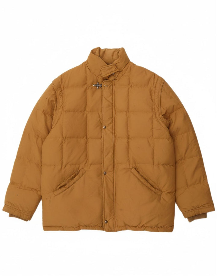 FAY Mens Padded Jacket UK 40 Large Beige