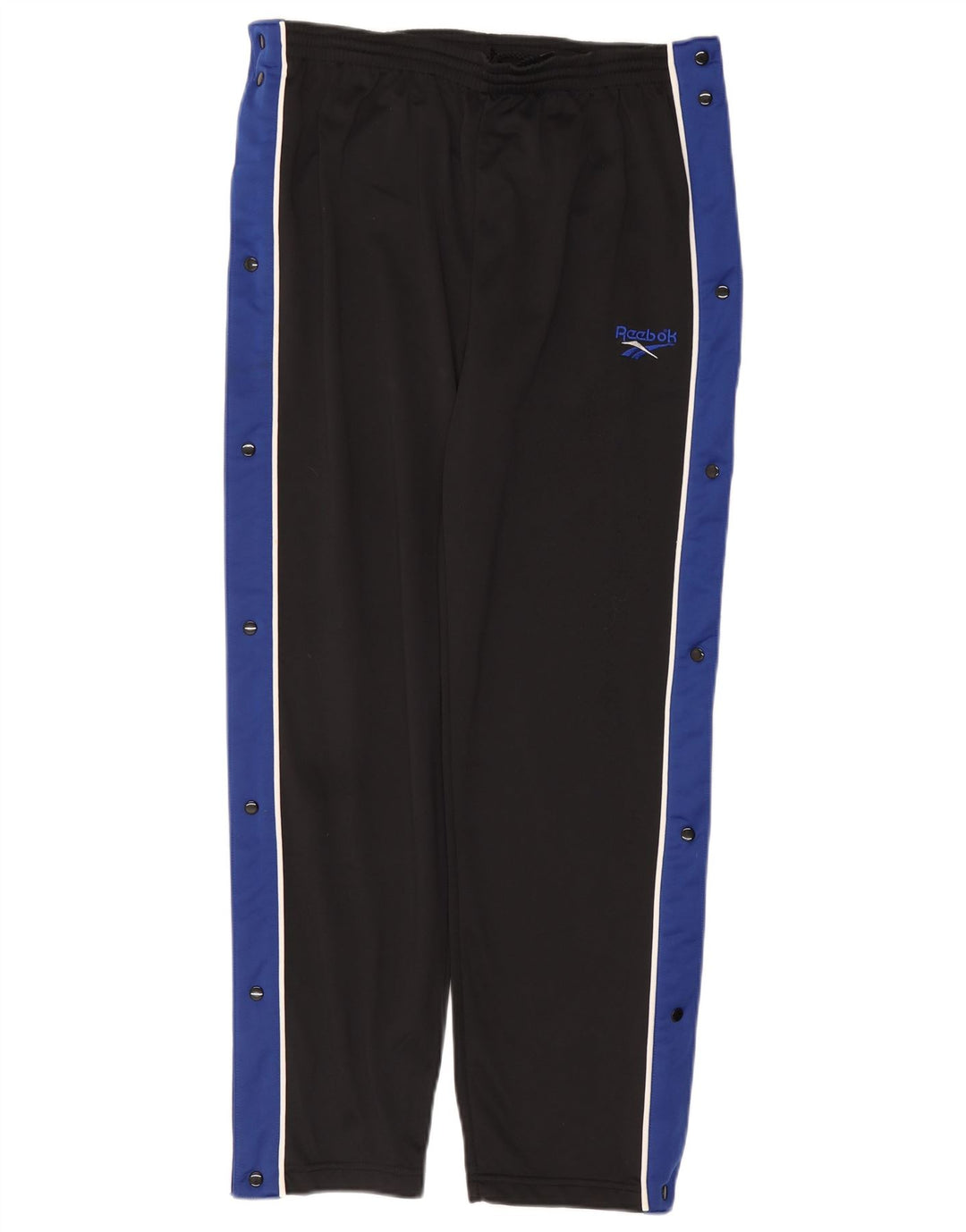 Pantaloni da tuta da uomo Reebok Small neri in poliestere color block