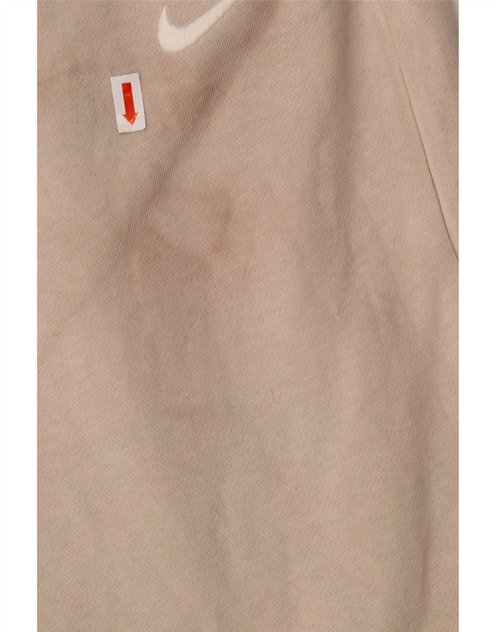 Pantaloni della tuta da donna Nike UK 14 cotone beige medio