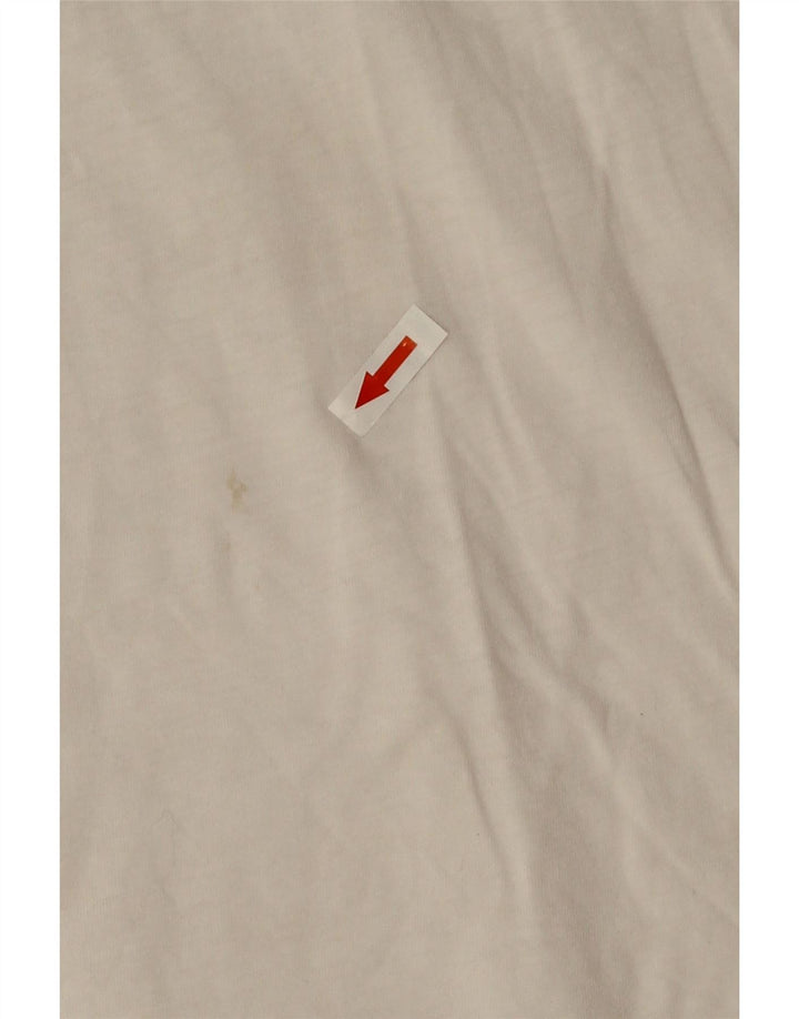 T-shirt grafica da uomo con vestibilità classica Vans, taglia grande, in cotone bianco