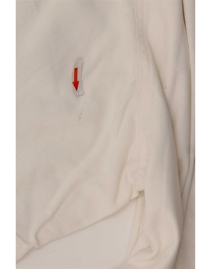 Camicia a maniche corte da uomo Murphy & Nye grande in cotone bianco