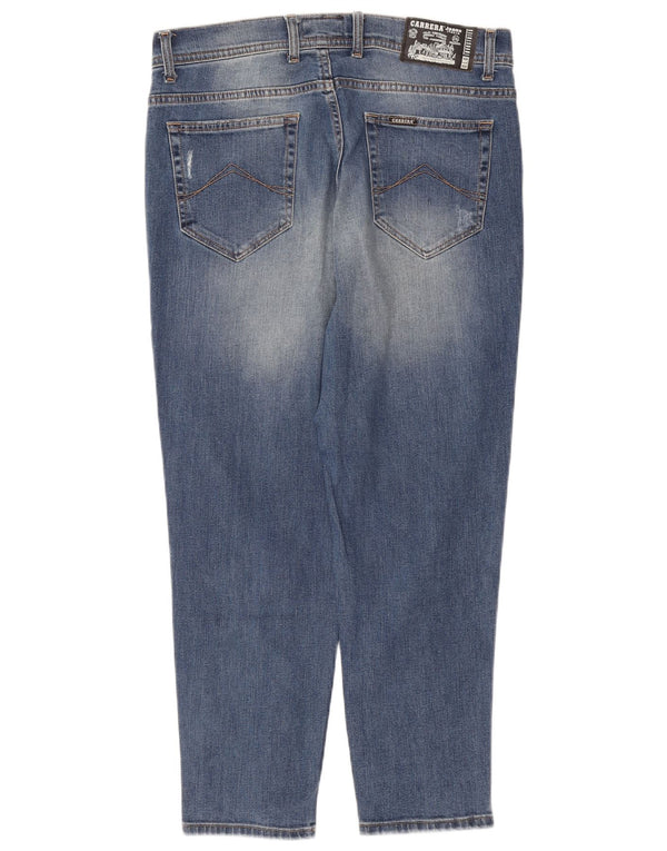 CARRERA Jeans affusolati da uomo invecchiati IT 50 Large W34 L26 Cotone blu