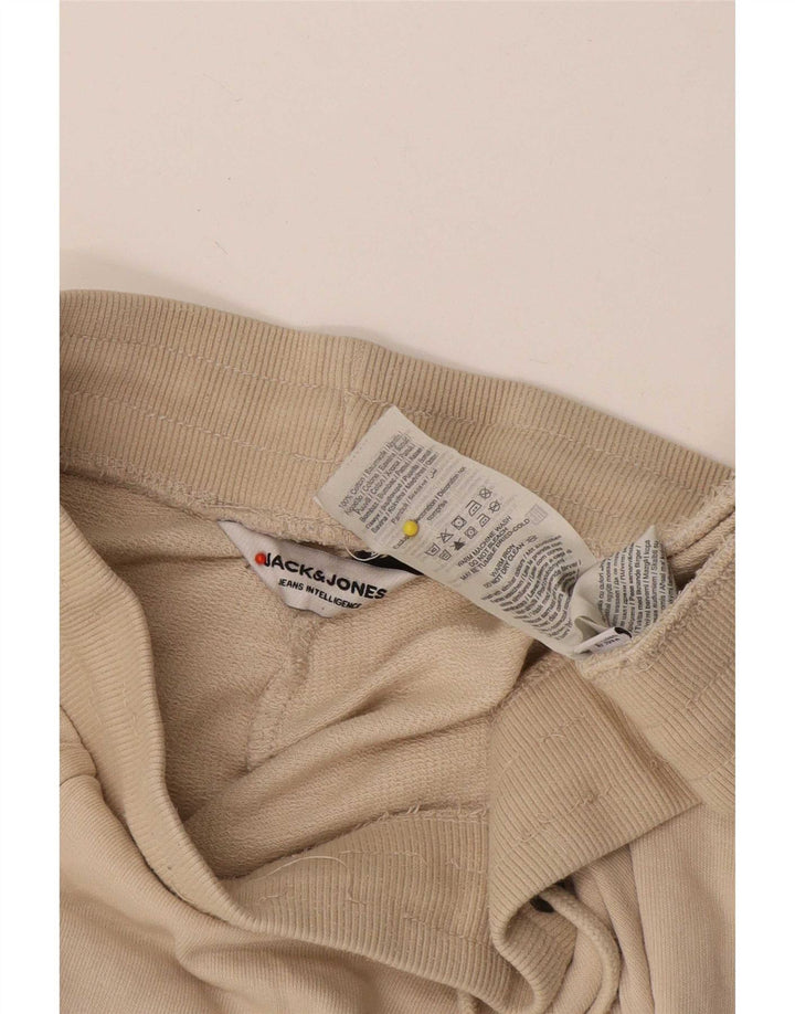 Pantaloncini sportivi da uomo Jack & Jones piccoli in cotone beige