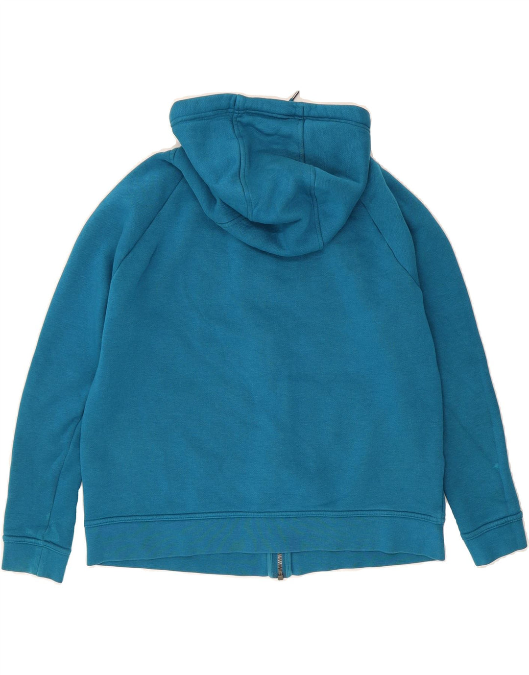 NIKE Womens Oversized Zip Hoodie Sweater UK 14 Medium Blue Cotton Vintage Nike and Second-Hand Nike from Messina Hembry 