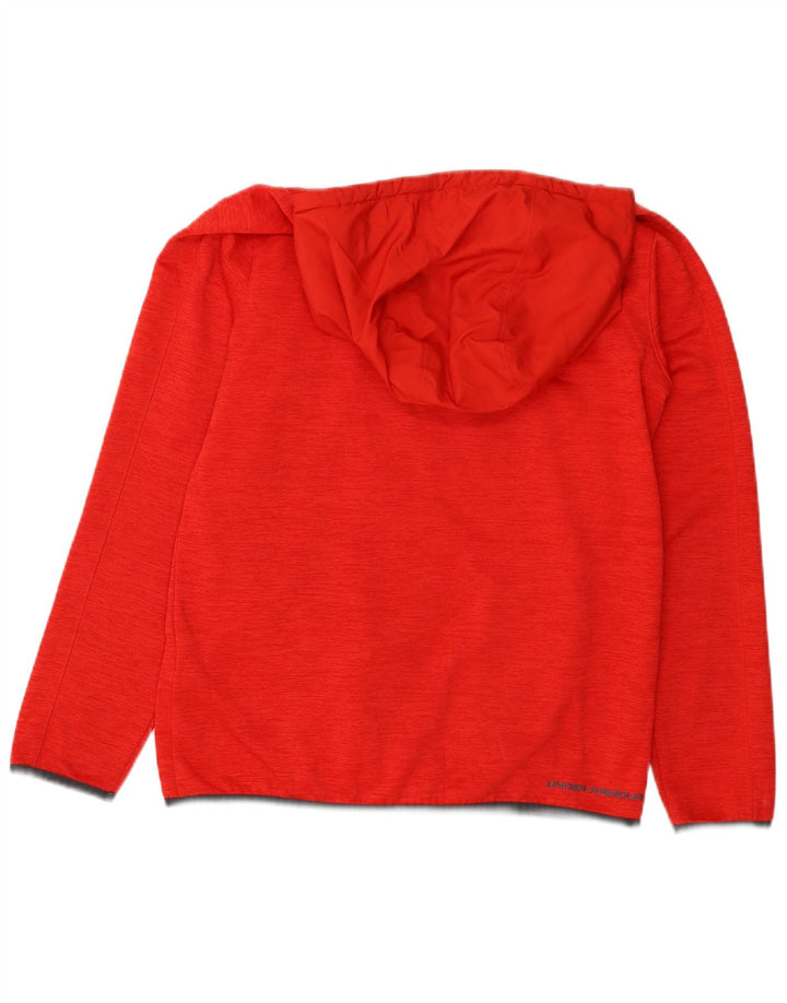 Felpa con cappuccio per ragazzi UNDER ARMOUR 13-14 anni XL Poliestere rosso