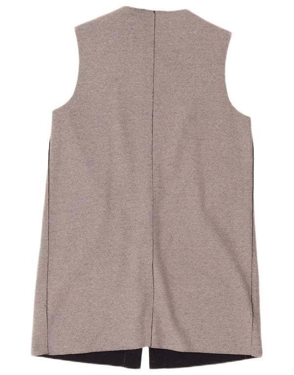 Maglione cardigan lungo da donna Marks & Spencer UK 14 Grigio medio