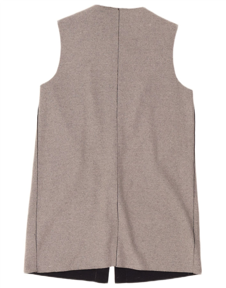 Maglione cardigan lungo da donna Marks & Spencer UK 14 Grigio medio