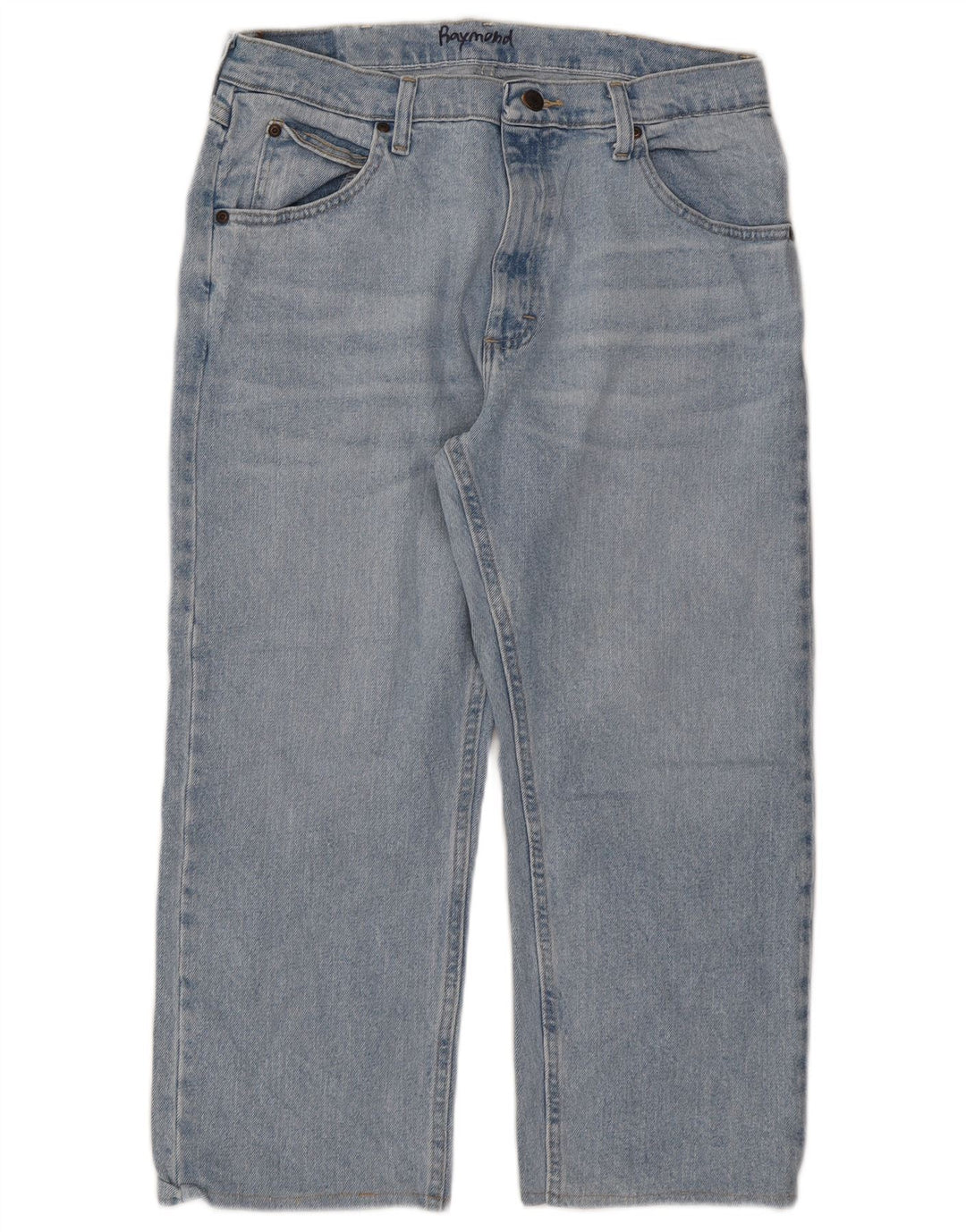 Jeans corti da uomo Wrangler W34 L23 cotone blu
