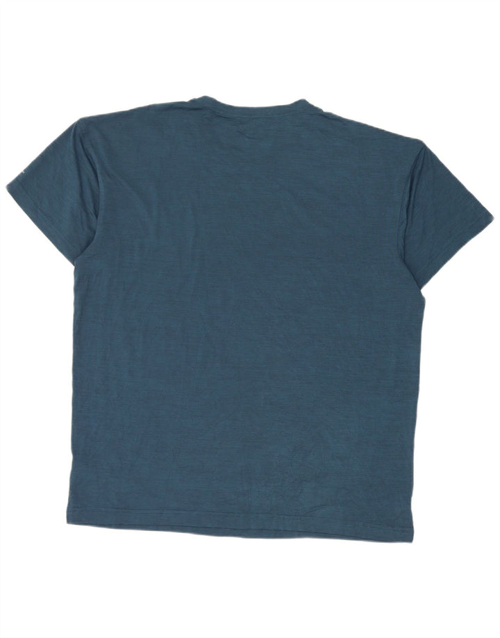 Maglietta da uomo Columbia Top grande in poliestere blu
