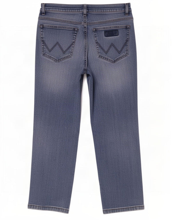 Jeans dritti da uomo Wrangler Texas W33 L30 cotone blu