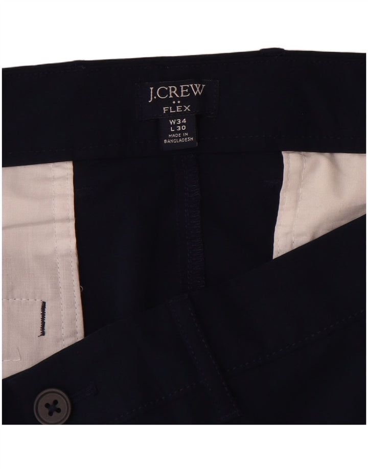 Pantaloni chino slim slim J. Crew da uomo W34 L30 poliestere blu navy