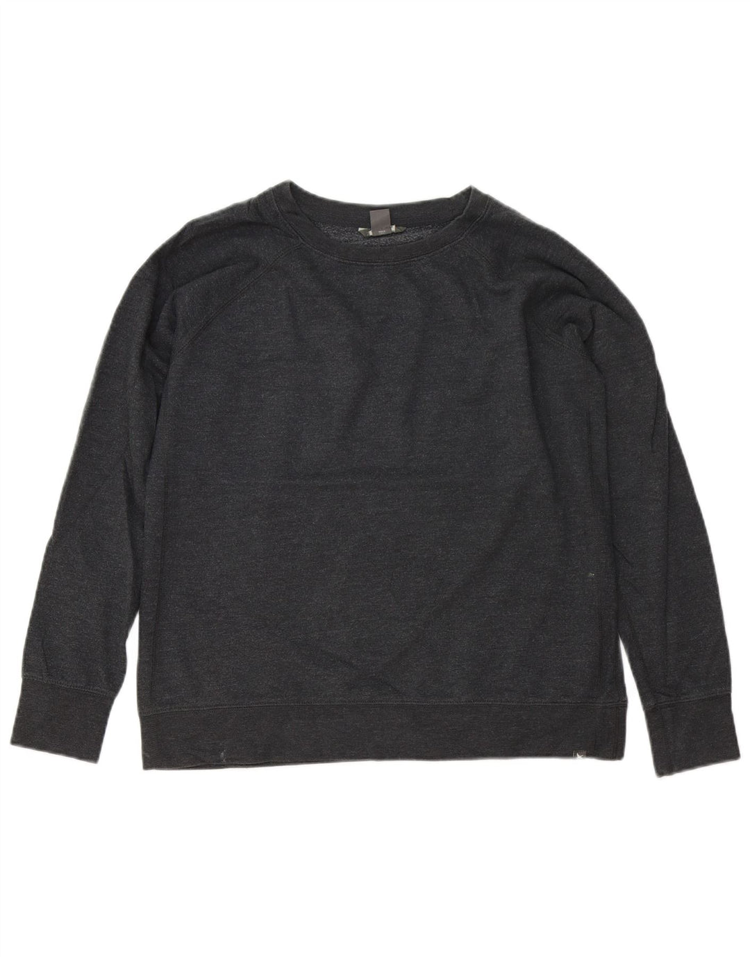 Felpa da donna vestibilità ampia Eddie Bauer UK 14 Cotone grigio medio