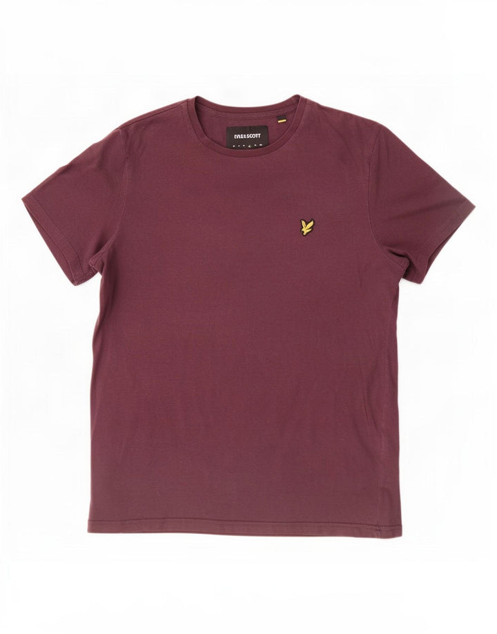 T-shirt da uomo Lyle & Scott Top grande in cotone marrone