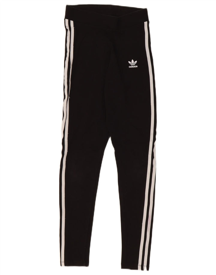 Leggings da donna ADIDAS UK 10 piccoli in cotone nero