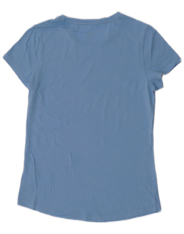 T-shirt da donna Puma UK 10 piccola in cotone blu