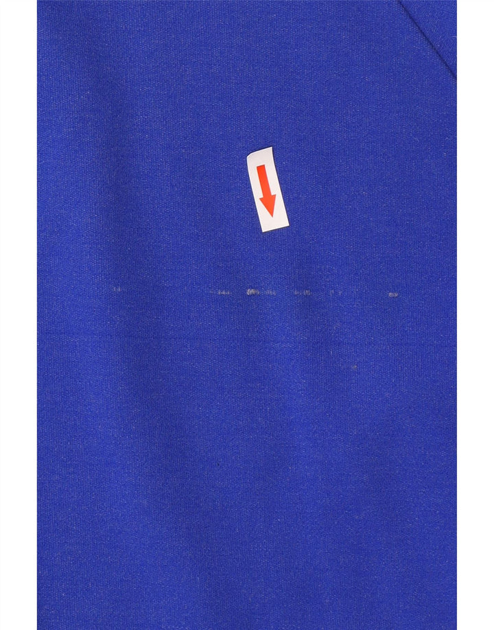 Giacca da ginnastica vintage da uomo grande blu