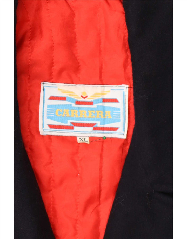 Cappotto da marinaio da uomo Carrera UK 42 XL Lana blu navy