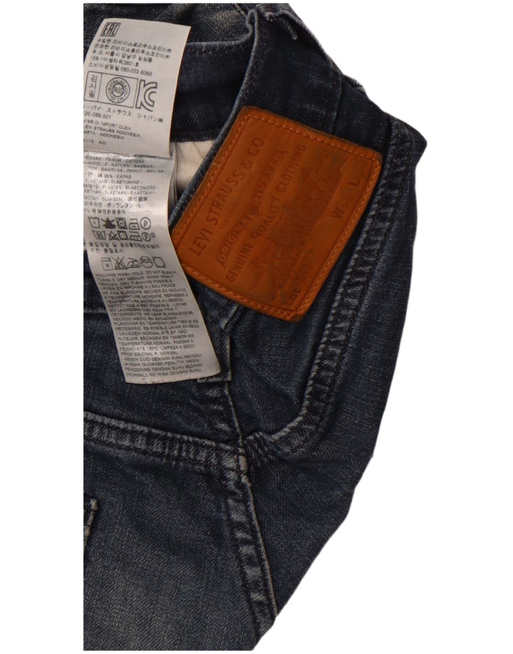LEVI'S Jeans 511 slim da uomo W30 L30 cotone blu navy
